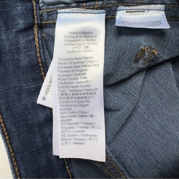 Madewell Curvy High-Rise Skinny Jeans Dark Blue Wash Denim Pockets stretch zip - Picture 9 of 11